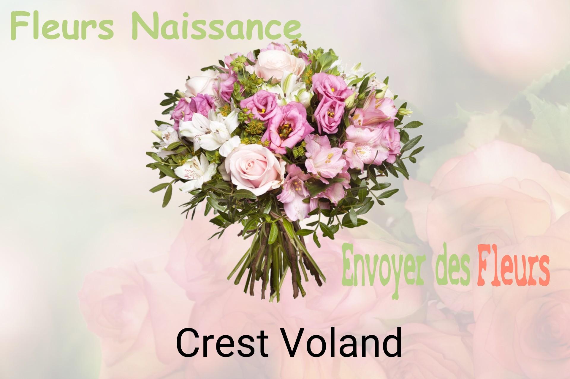 Bouquet de fleurs de naissance livré à Crest-Voland